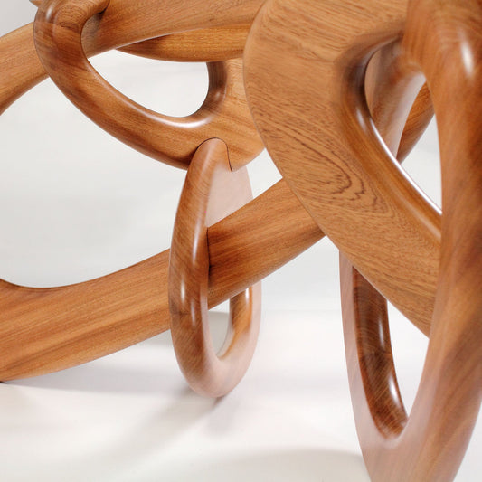 Sculptural Dining Table Chained Up Reloaded by Barberini & Gunnell