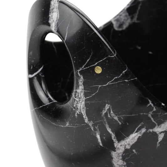 Champagne Cooler in Marquina Marble by Barberini & Gunnell