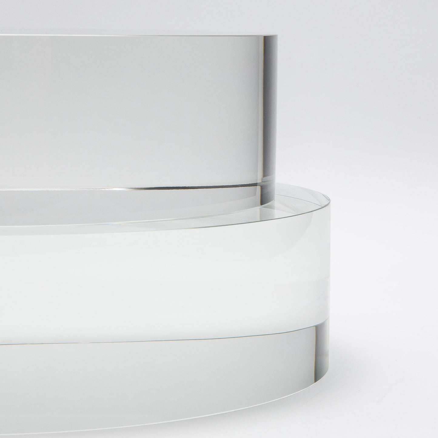 Clear Crystal Base Riser by KA Glass