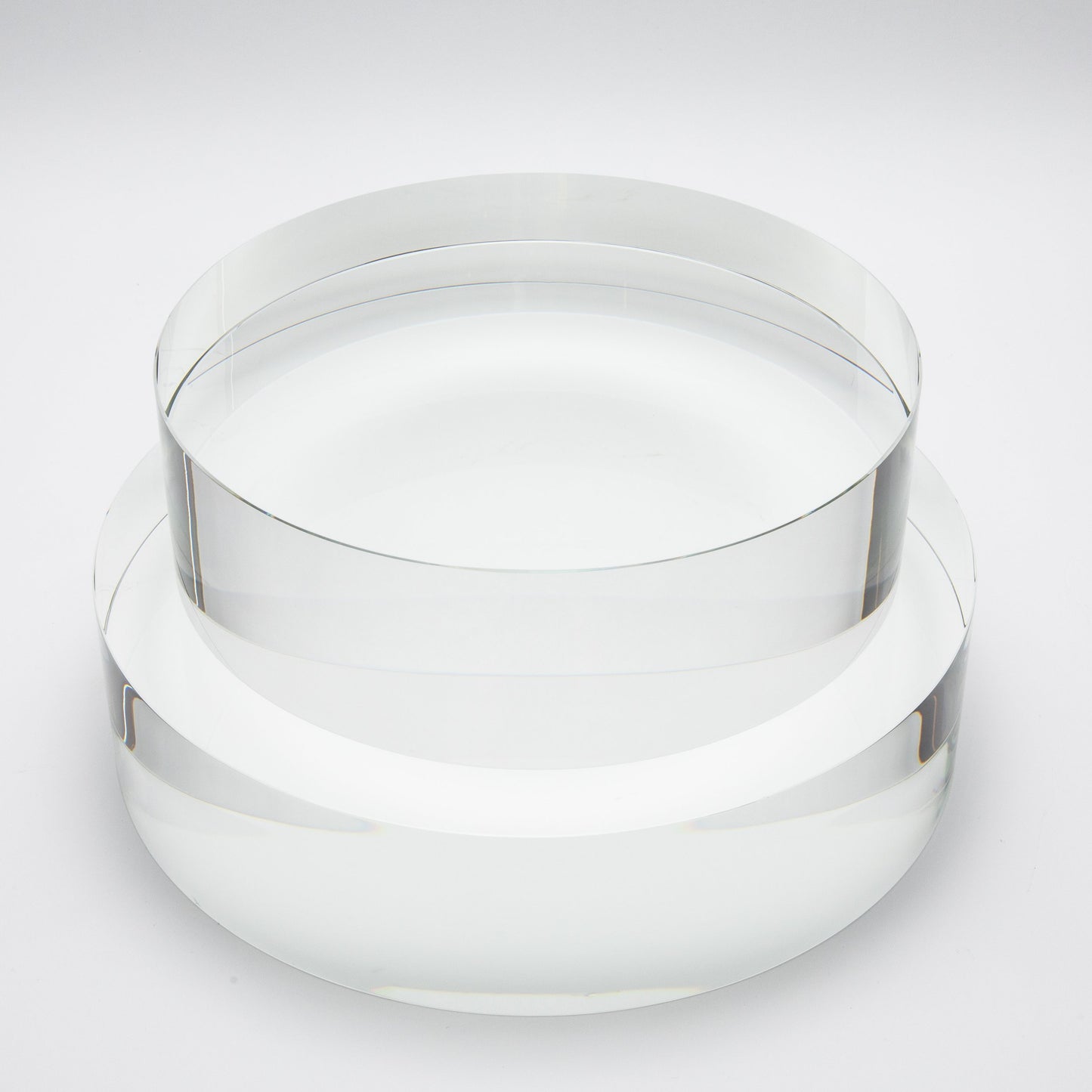 Clear Crystal Base Riser by KA Glass
