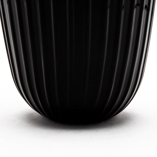 Murano Vase in Onyx Black