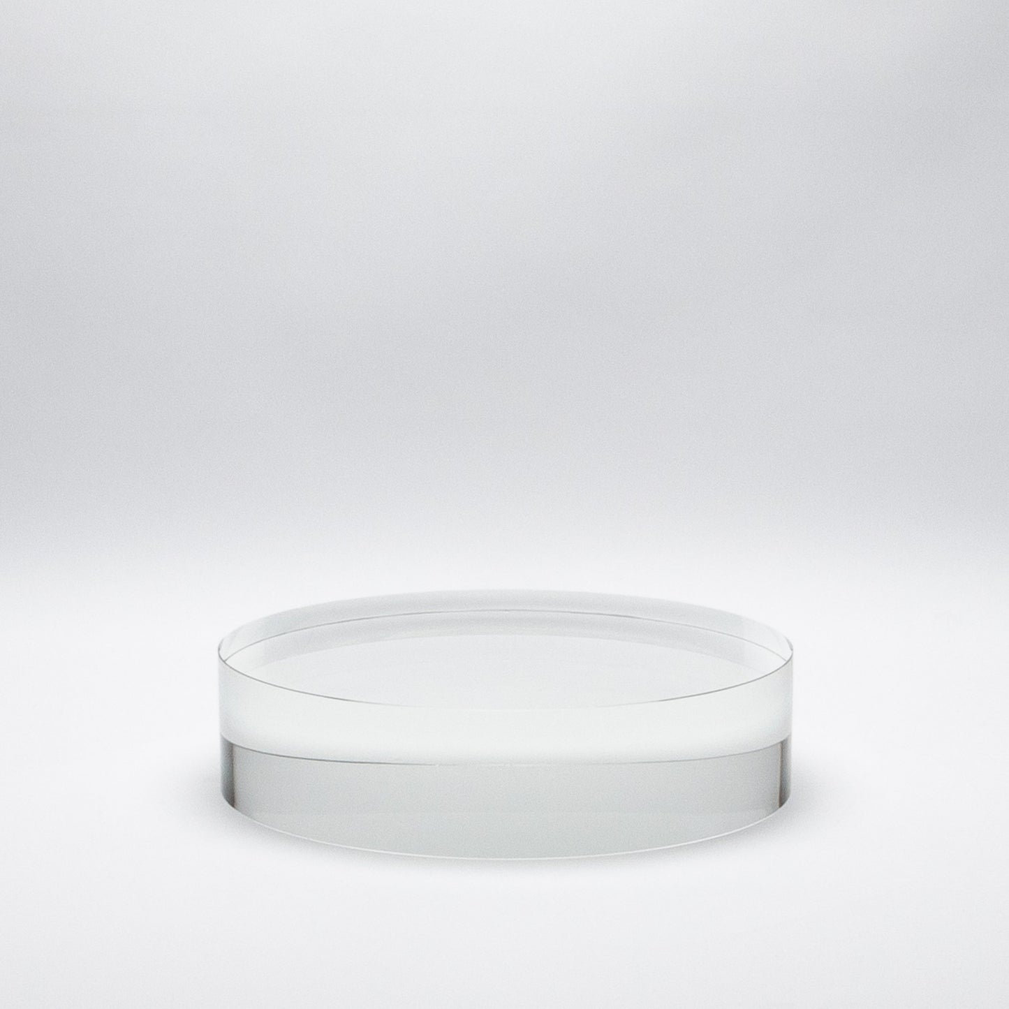 Clear Crystal Base Riser by KA Glass