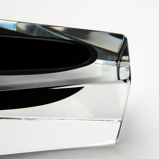 Murano Ashtray in Onyx Black