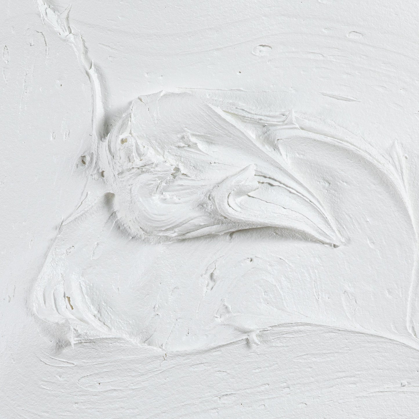 Modern Textural Monochromatic Painting by Michael Allen