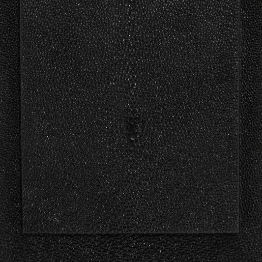 Waste Bin in Black Shagreen by R&Y Augousti