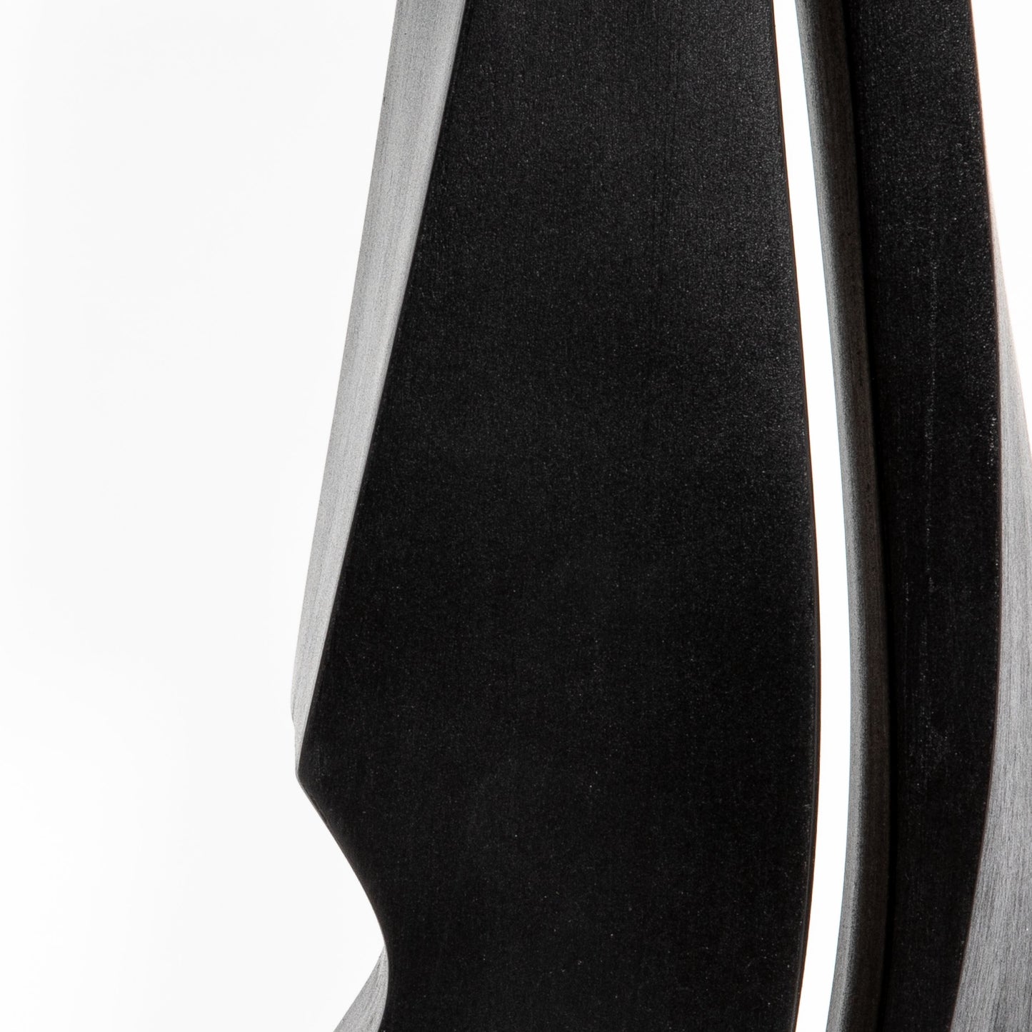 Modern Abstract Sculpture in Black Oak by Patrick Coard Paris