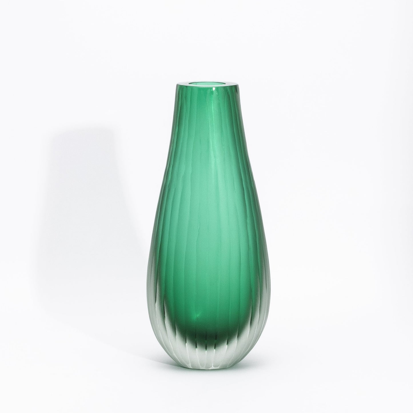 Murano Surpeme Vase in Emerald Green