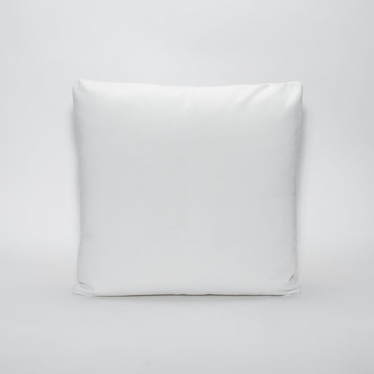 White Velvet Pillow by MOGUL