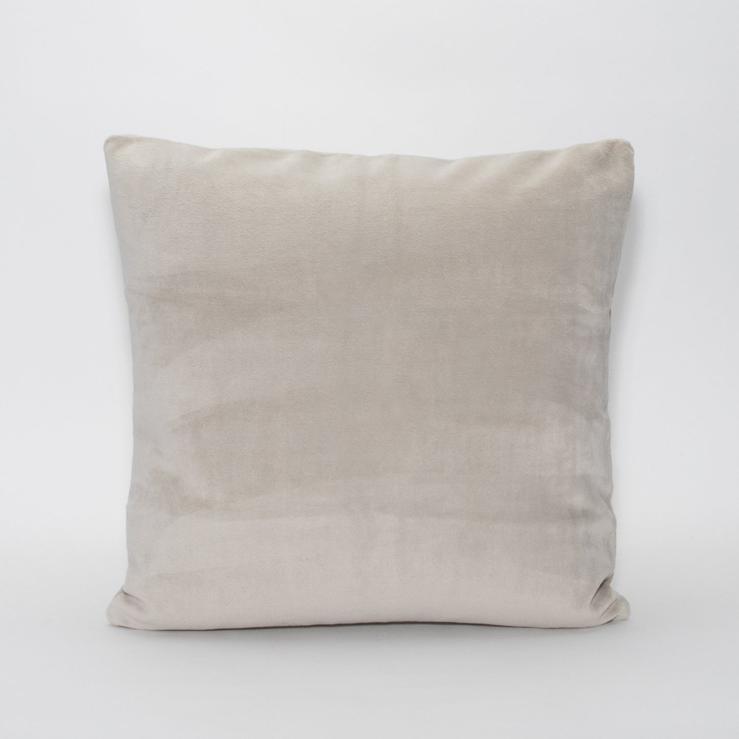 Dove Gray Velvet Pillow by MOGUL