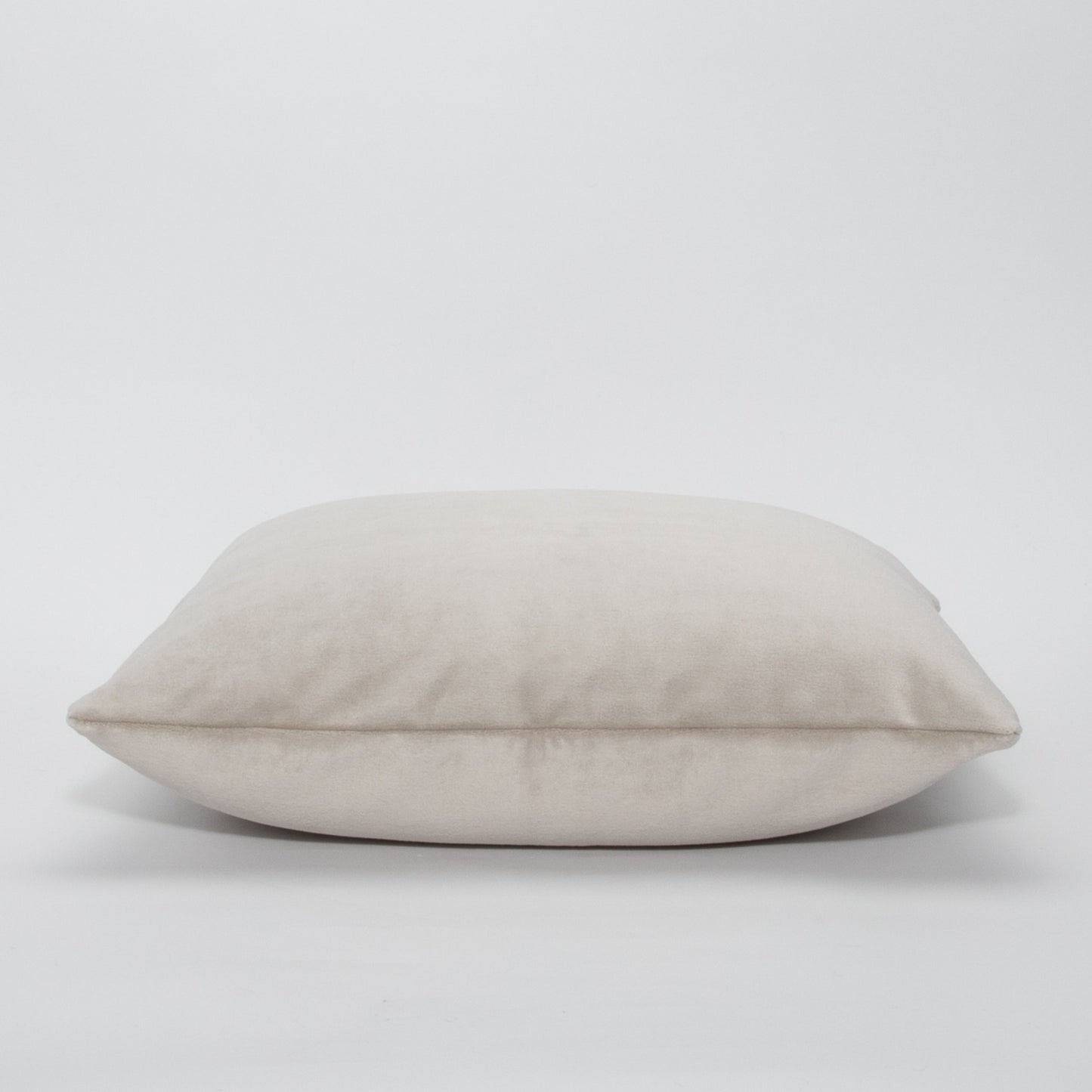Dove Gray Velvet Pillow by MOGUL