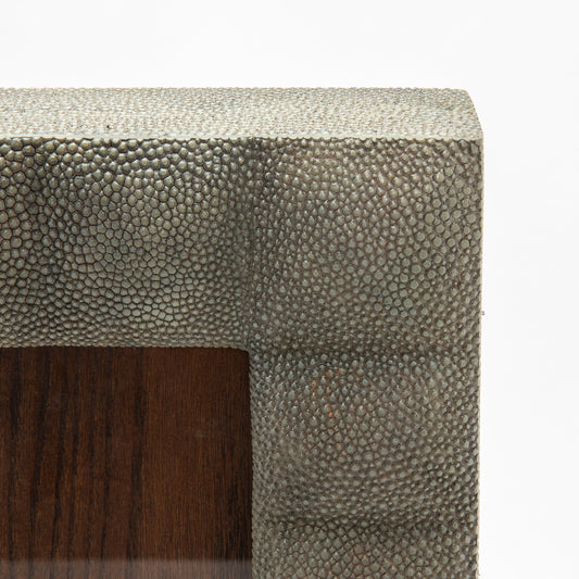 Picture Frame in Quilted Grey Shagreen by R&Y Augousti