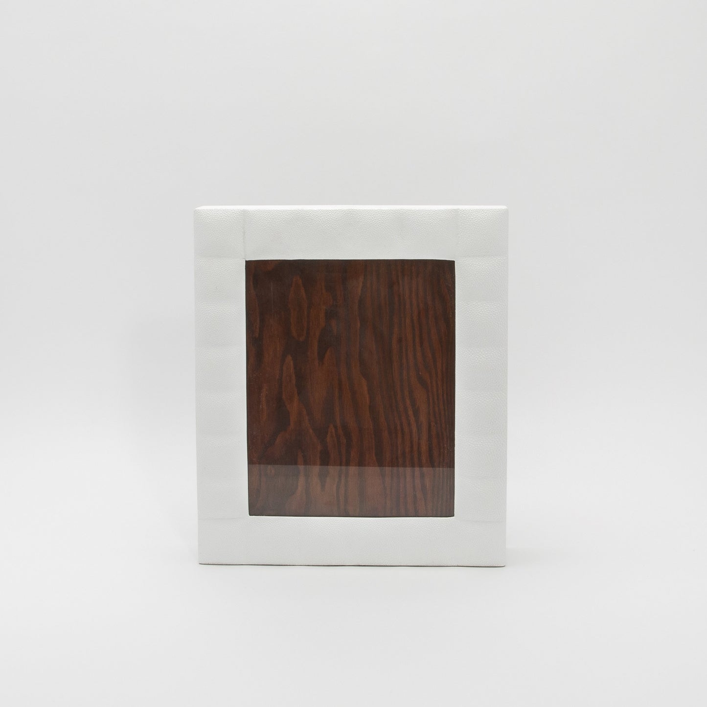 Picture Frame in Quilted White Shagreen by R&Y Augousti