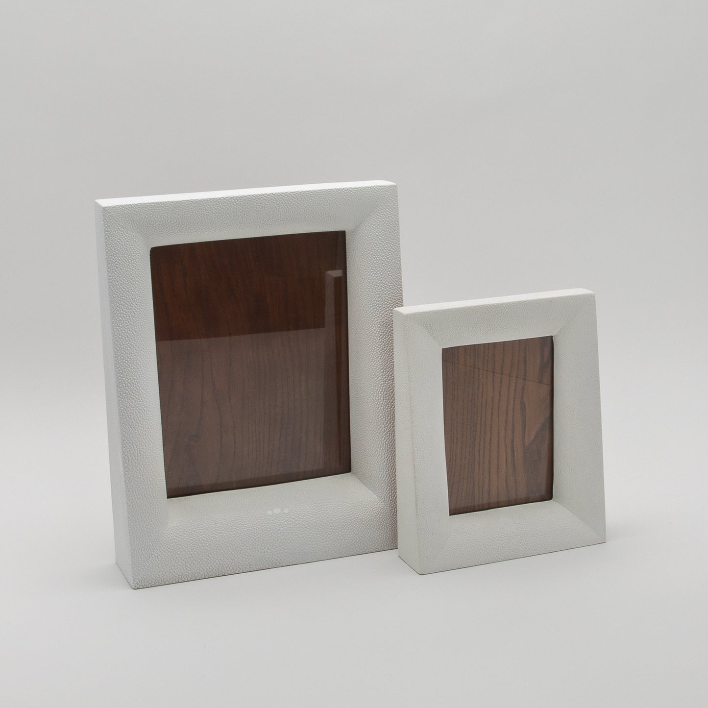 Picture Frame in White Shagreen by R&Y Augousti