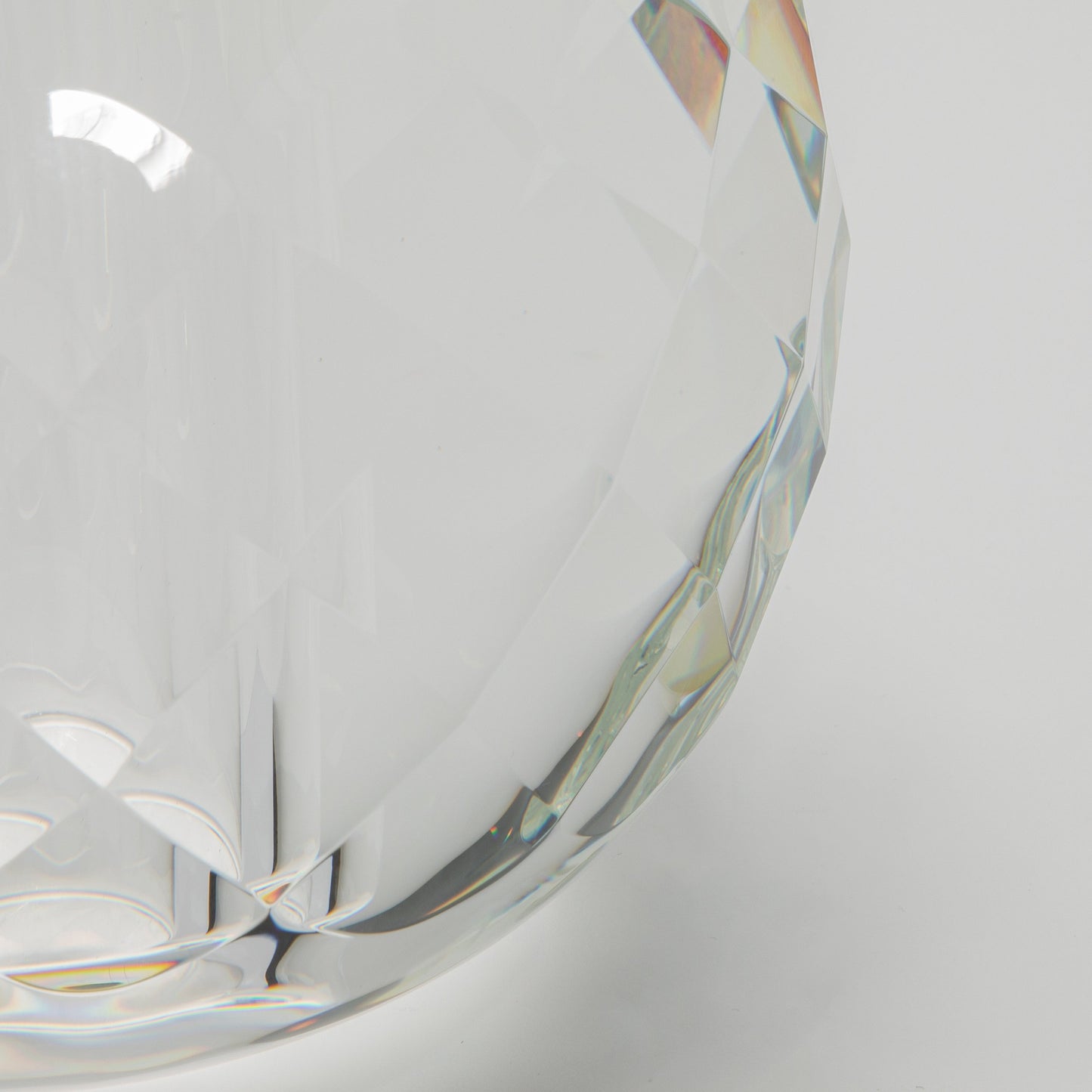 Crystal Water Vase by KA Glass