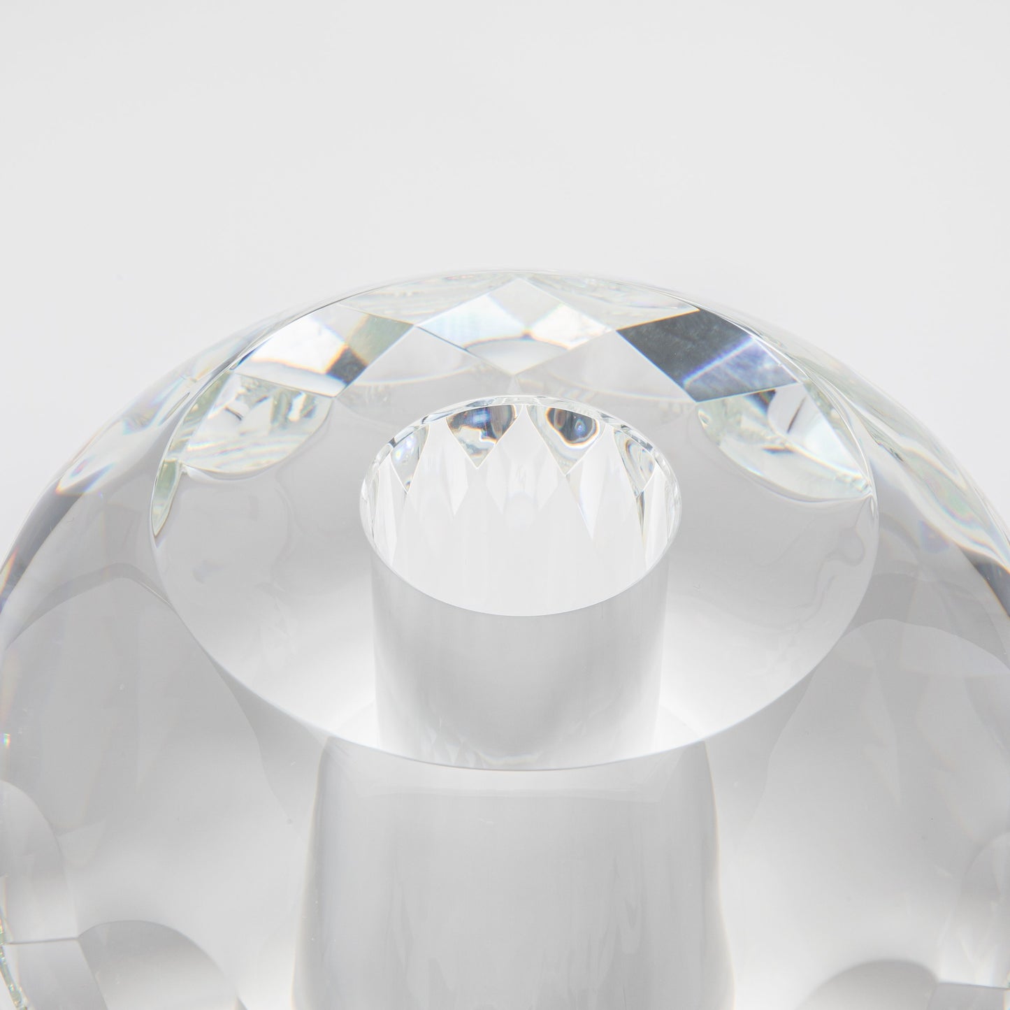 Crystal Water Vase by KA Glass