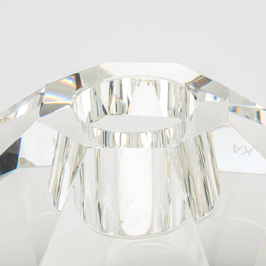 Crystal Diamond Votive by KA Glass