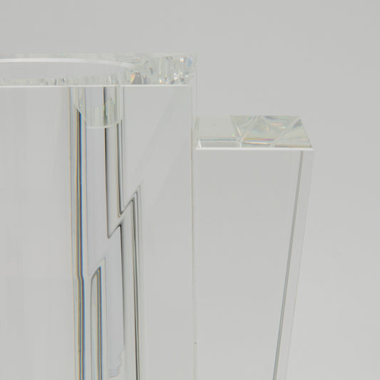 Crystal Fins Vase by KA Glass