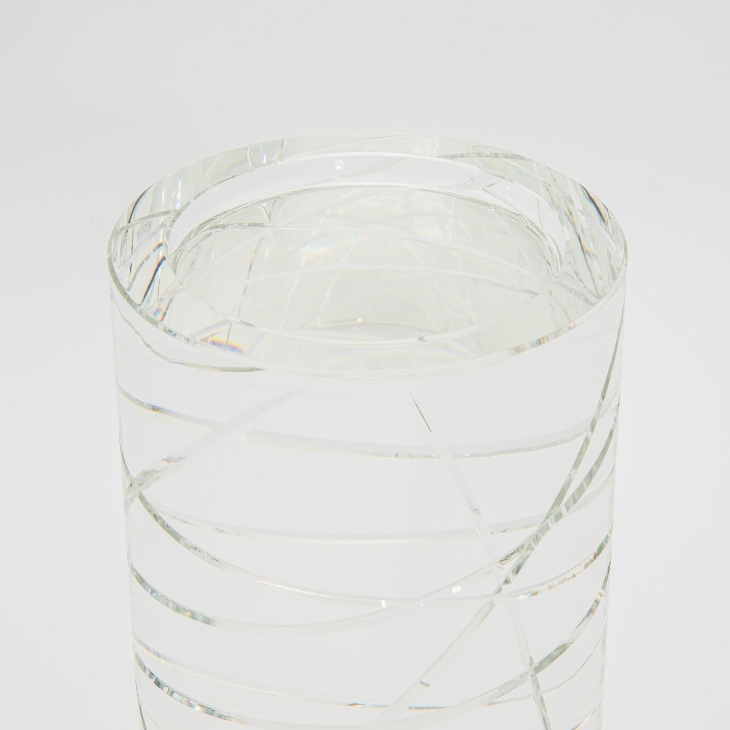 Crystal Modern Pillar by KA Glass