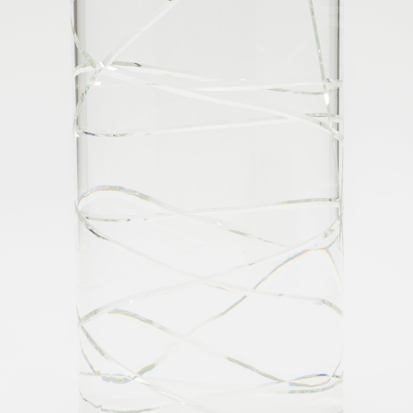 Crystal Modern Pillar by KA Glass