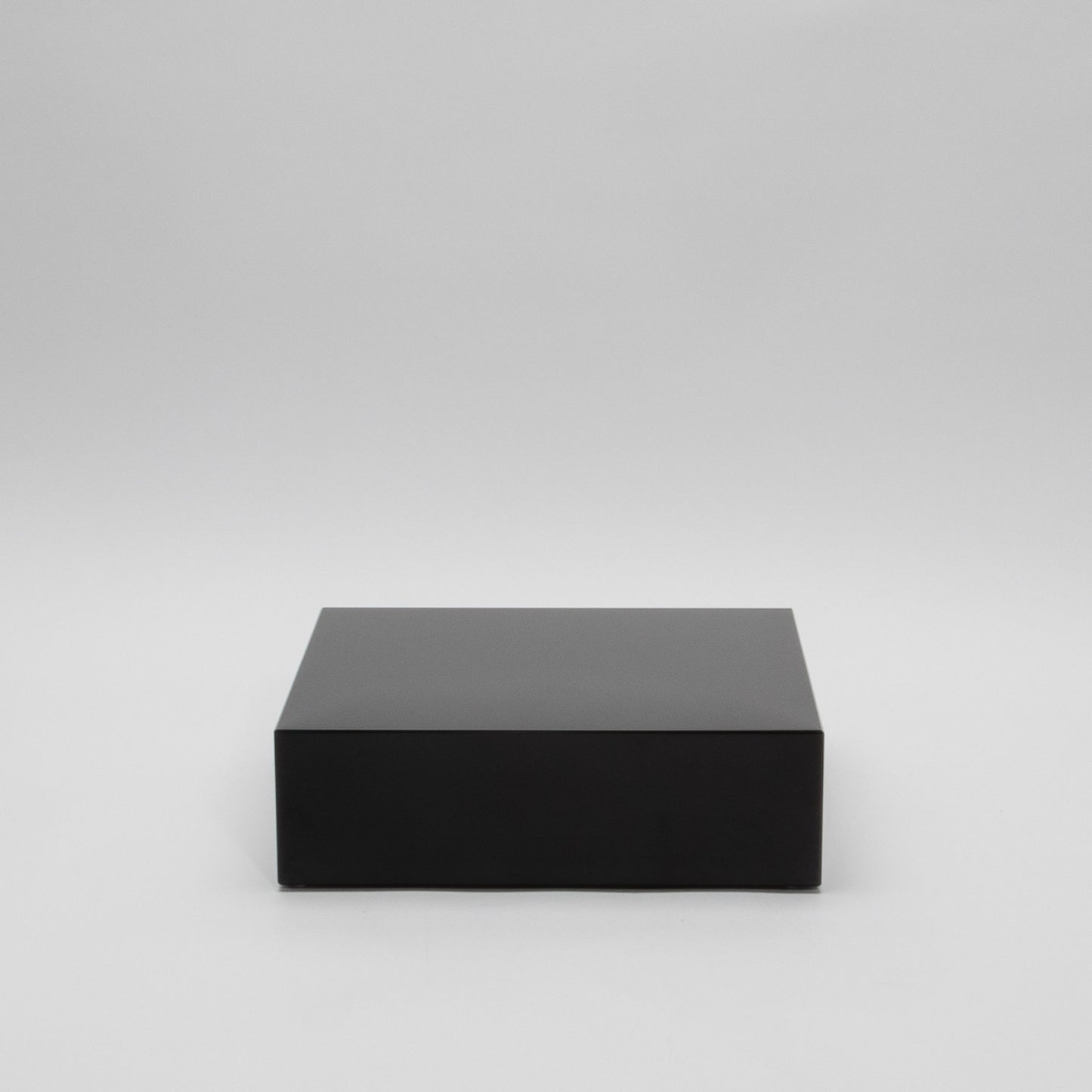 Black Crystal Glass Base Riser by KA Glass