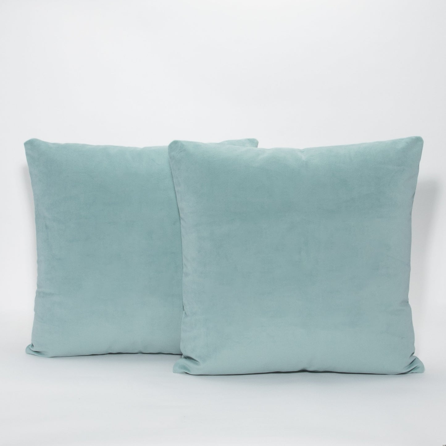 Aqua Velvet Pillow by MOGUL