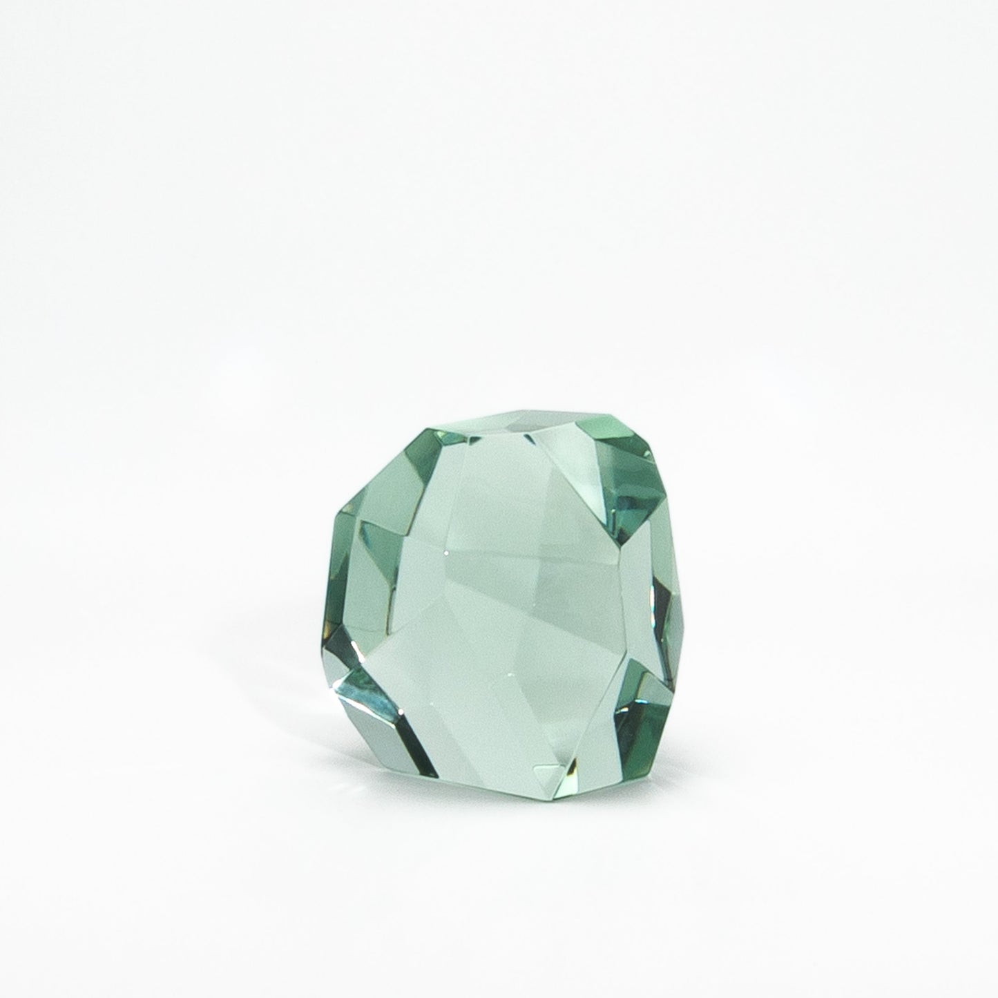 Hand-Blown Murano Diamond Sculpture