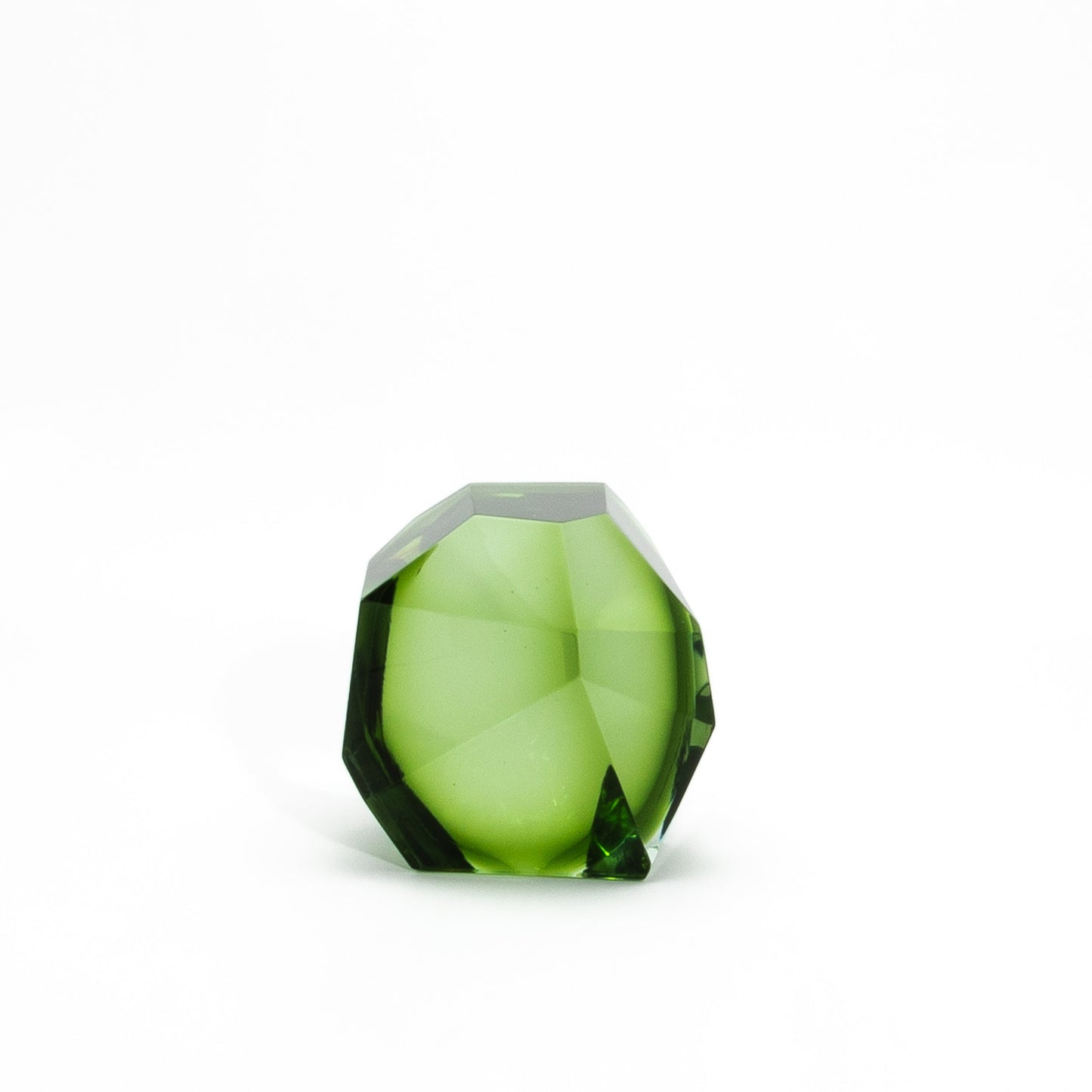Hand-Blown Murano Diamond Sculpture
