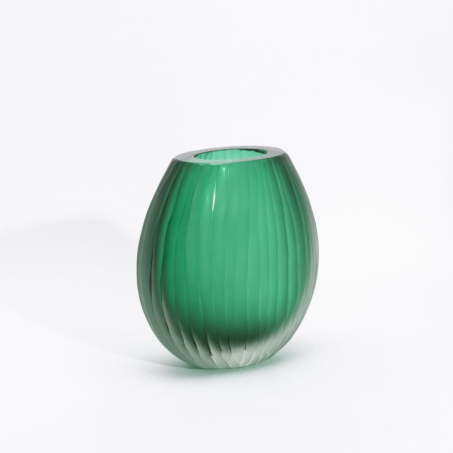 Murano Surpeme Vase in Emerald Green