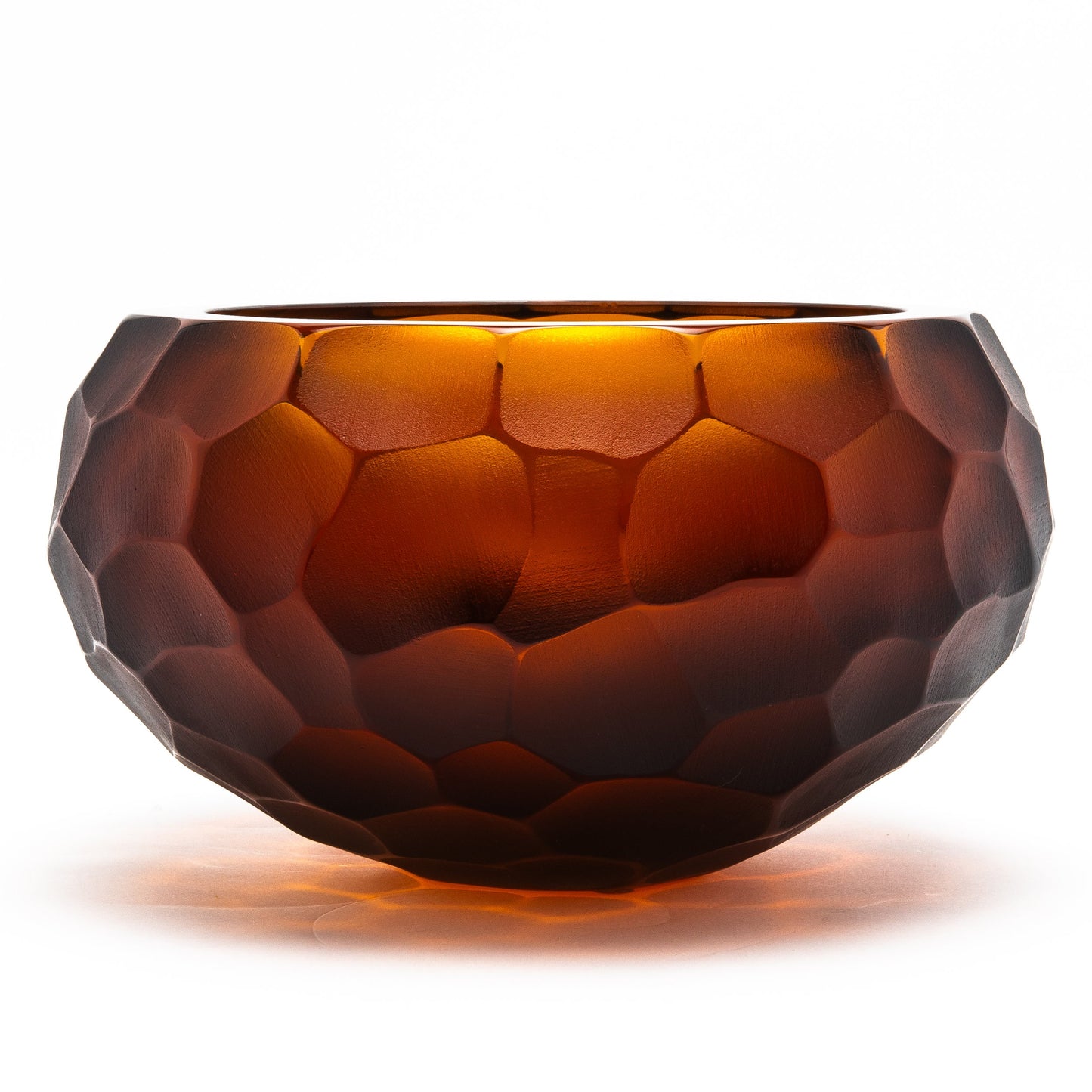 Murano Battuto Bowl in Tobacco