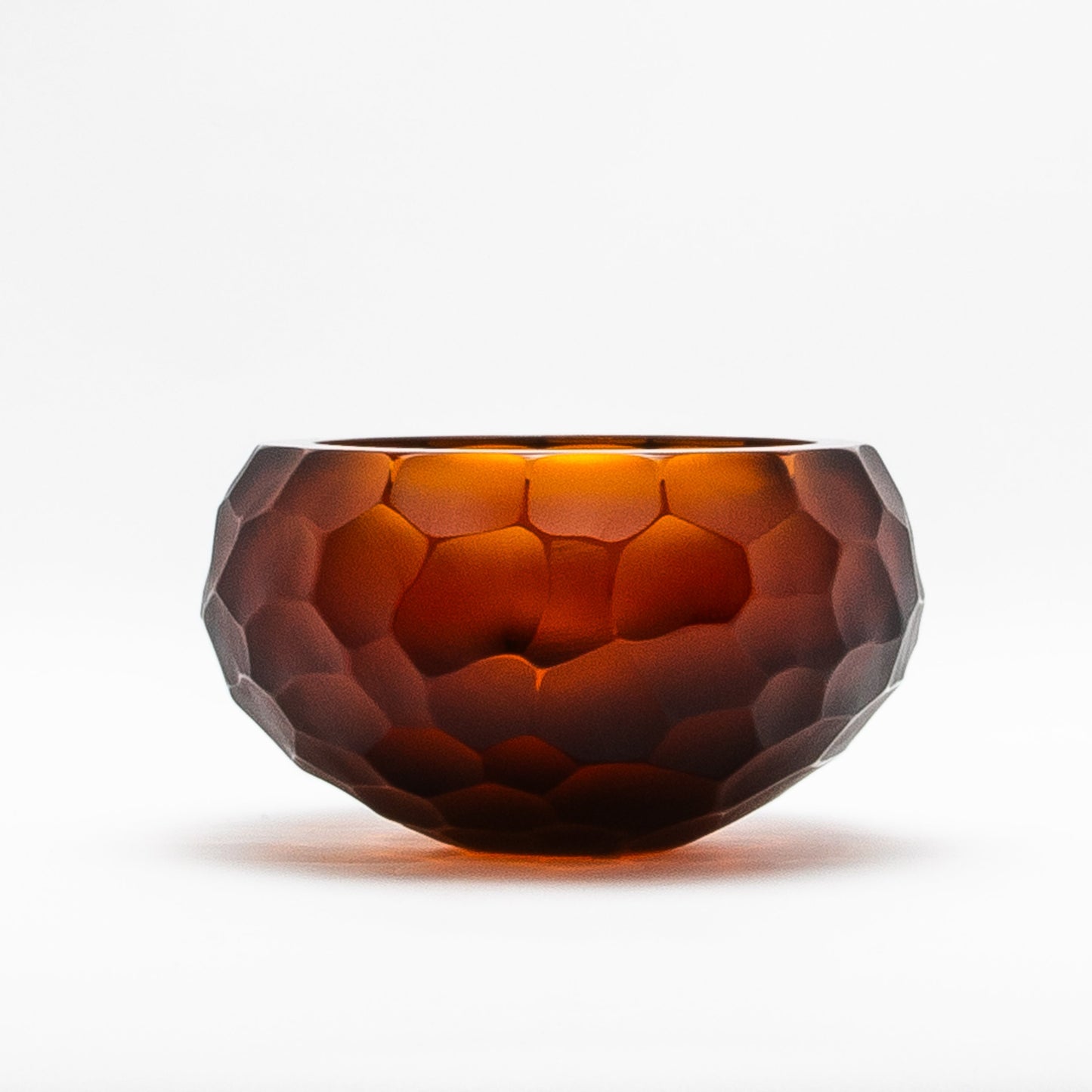 Murano Battuto Bowl in Tobacco