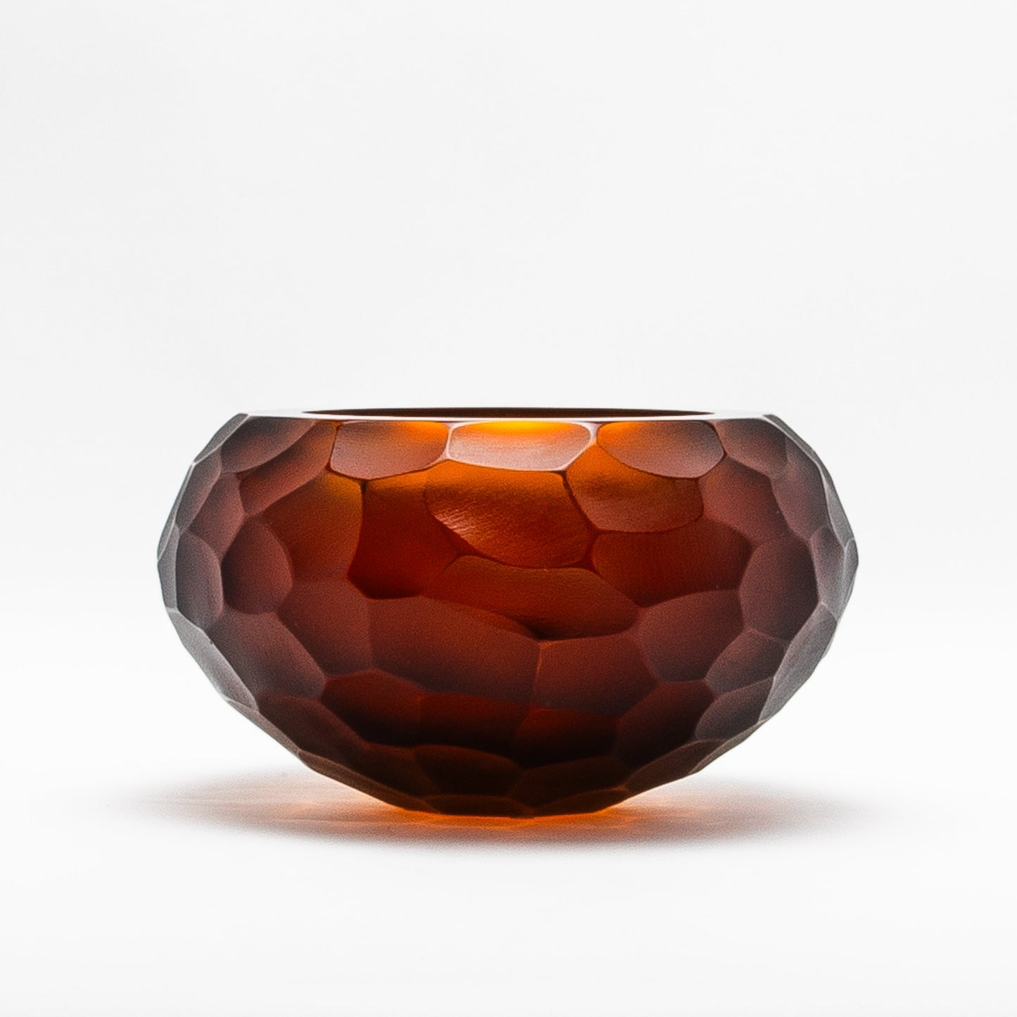 Murano Battuto Bowl in Tobacco