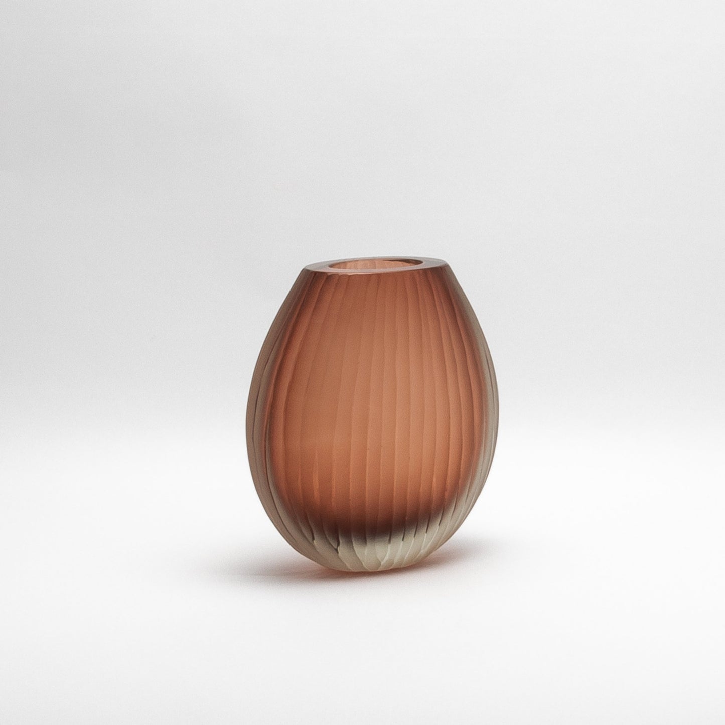 Murano Supreme Vase in Light Amaretto