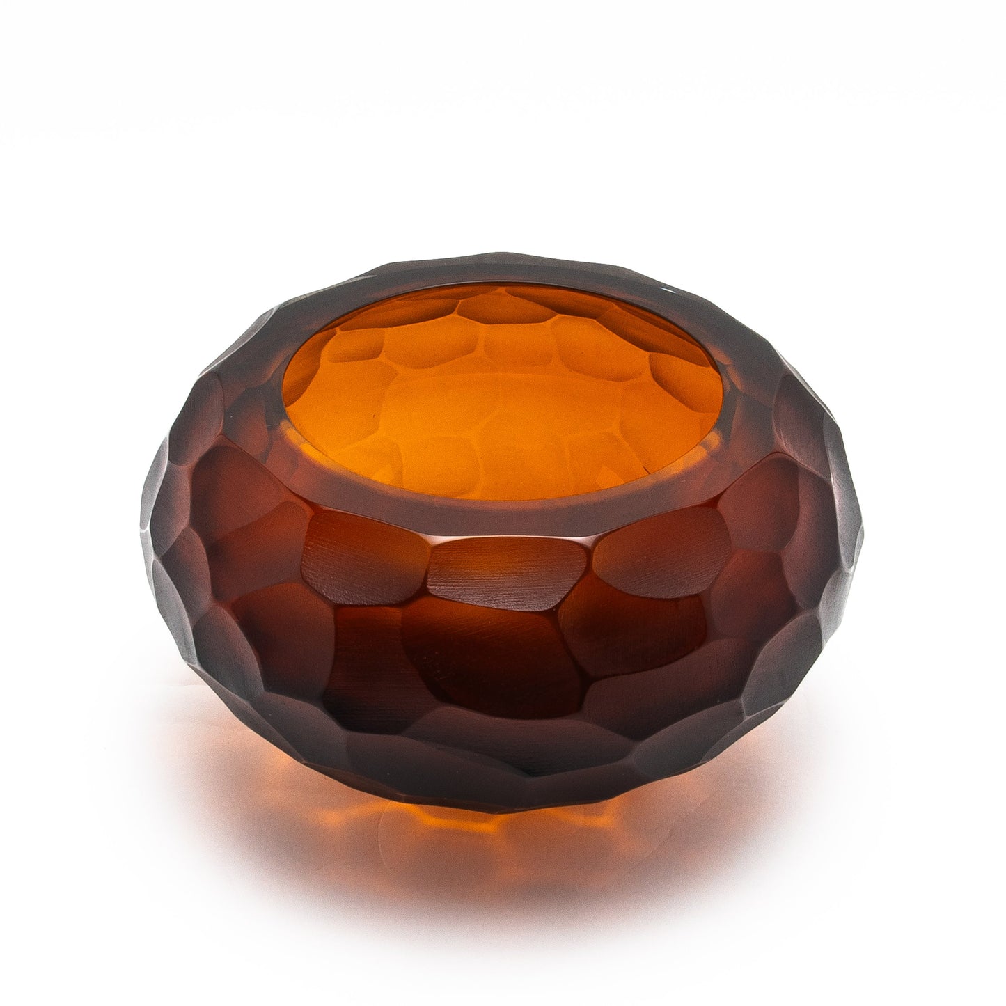 Murano Battuto Bowl in Tobacco