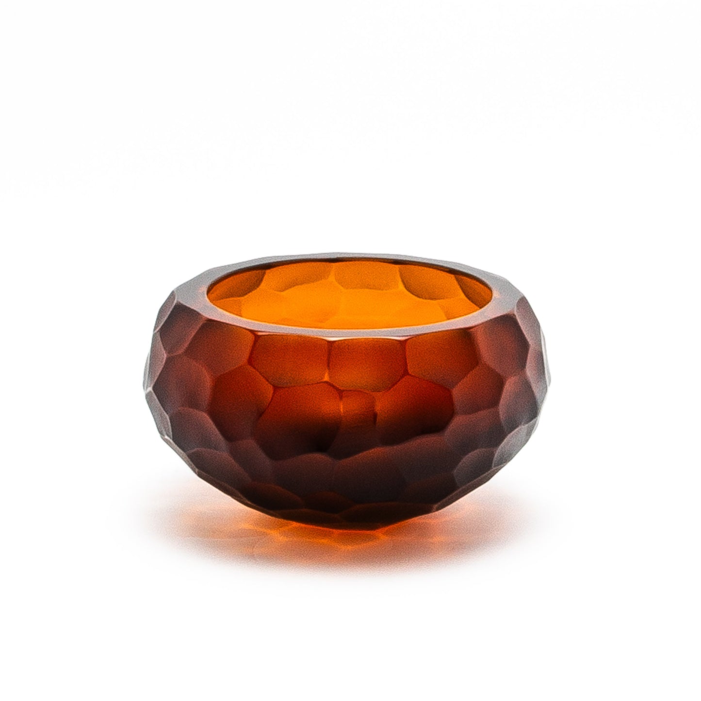 Murano Battuto Bowl in Tobacco