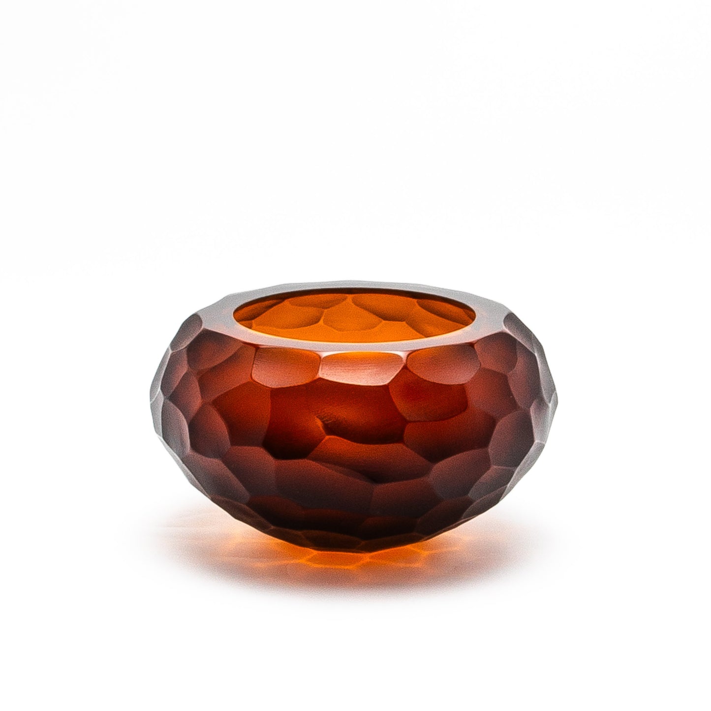 Murano Battuto Bowl in Tobacco