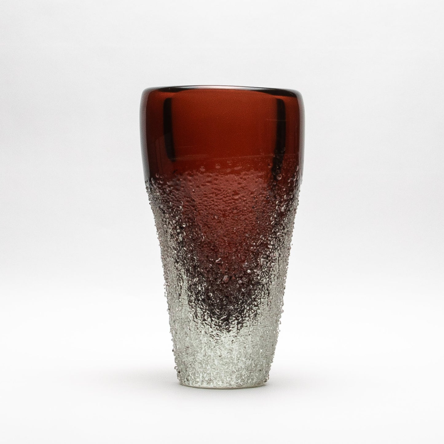 Murano Frozen Vase in Light Amaretto