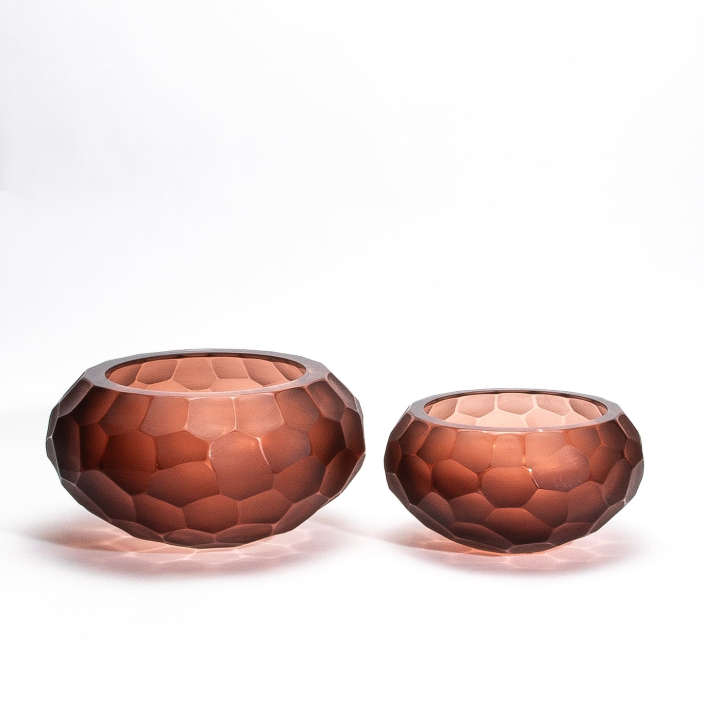 Murano Battuto Vase in Light Amaretto