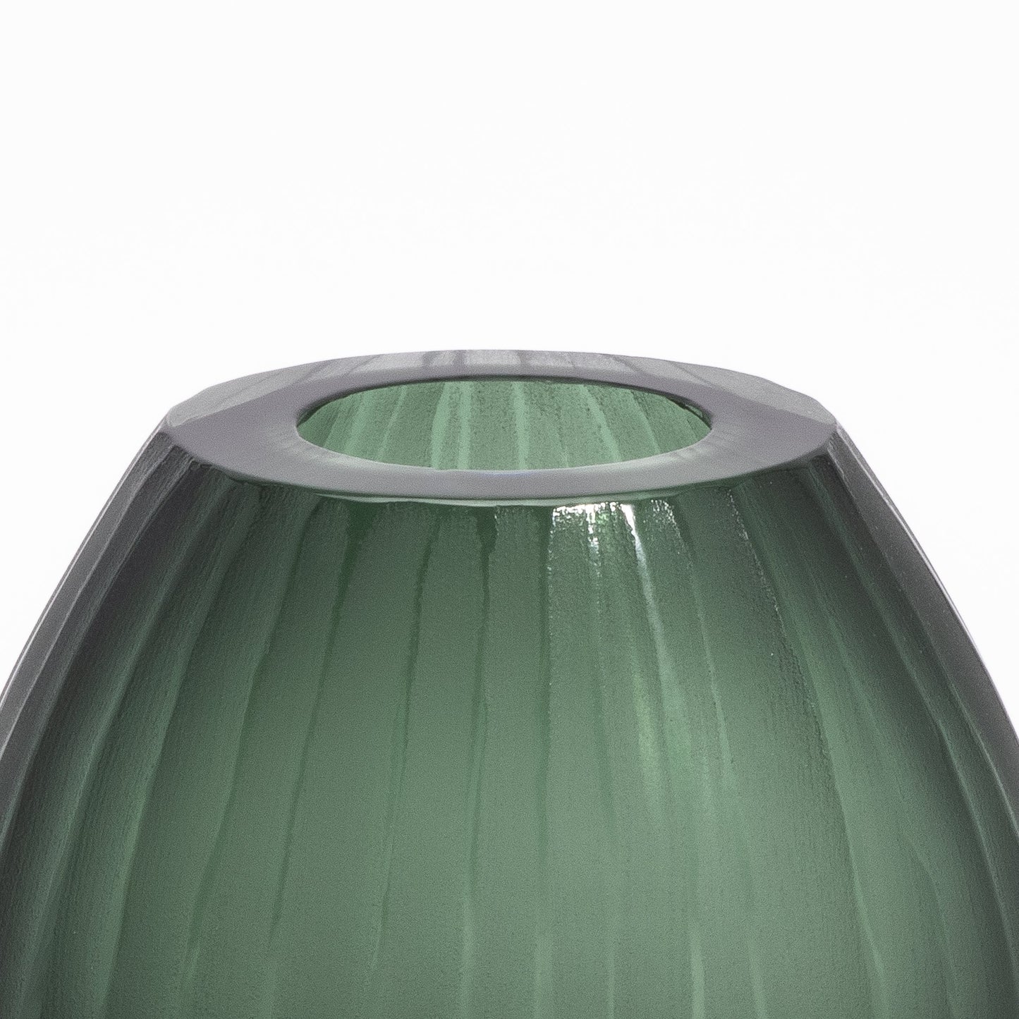 Murano Surpeme Vase in Eucalyptus Green