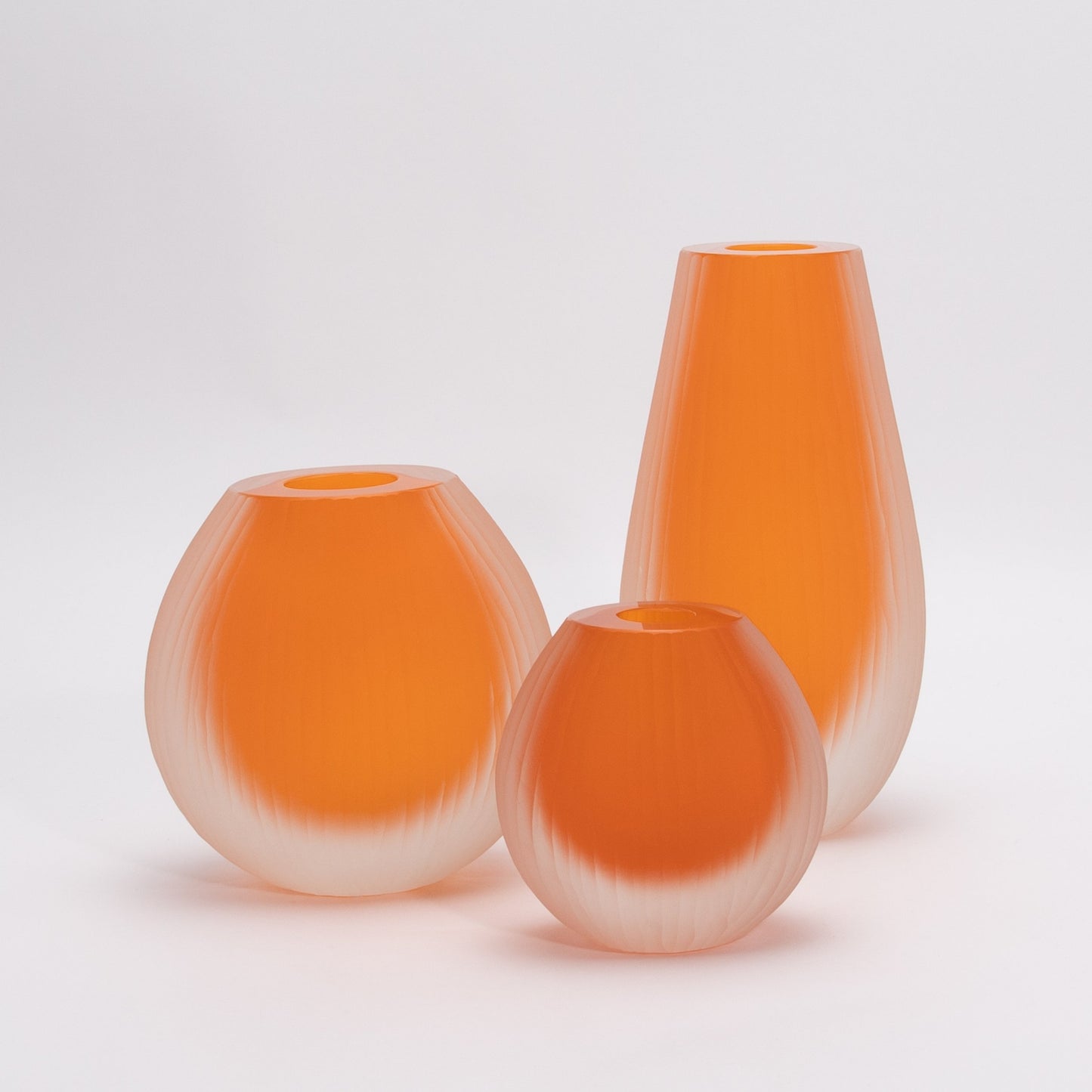 Murano Supreme Vase in Orange