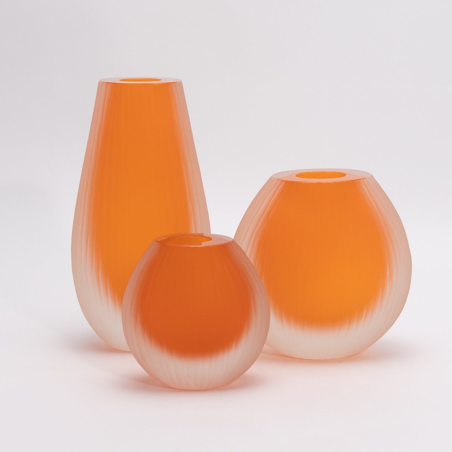 Murano Supreme Vase in Orange