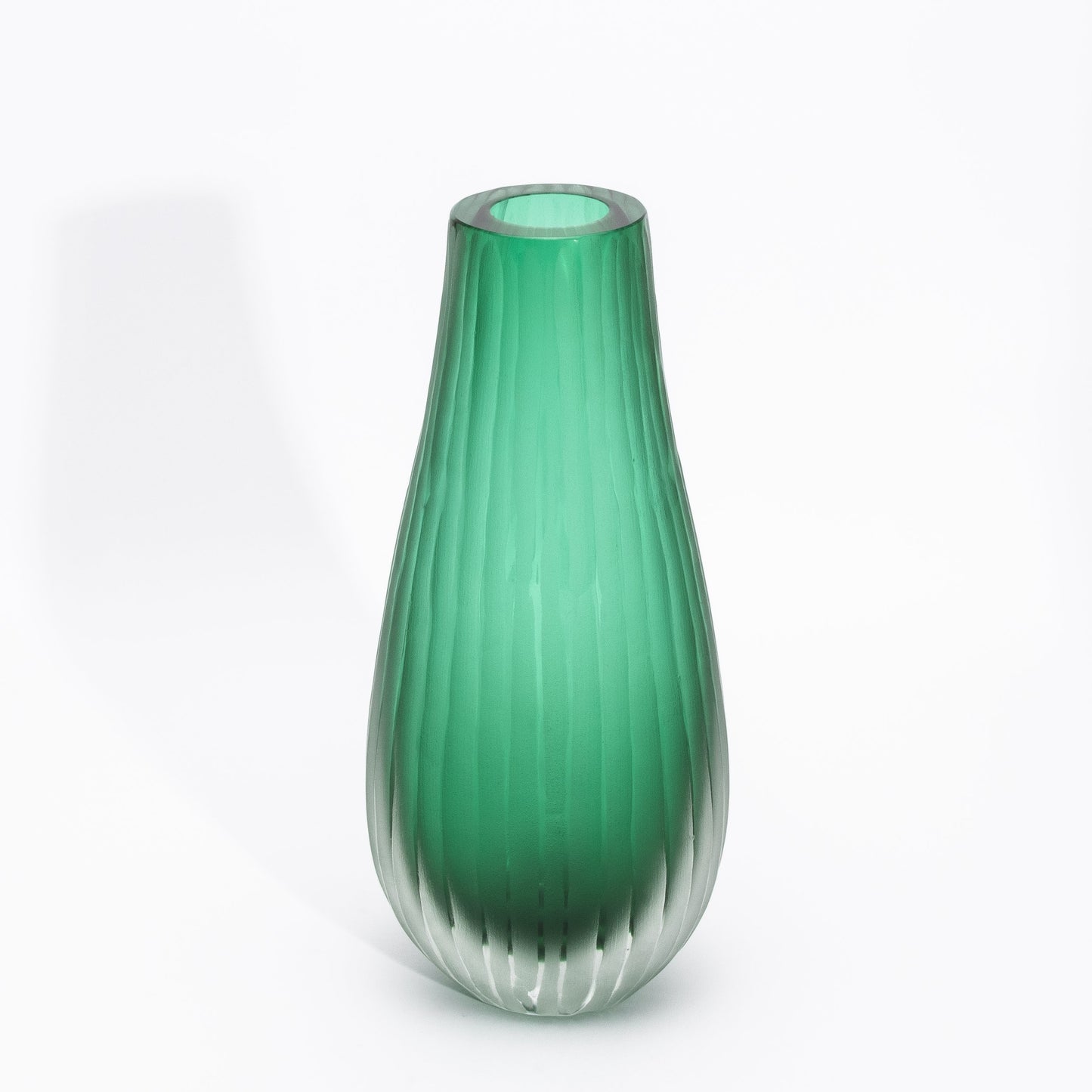 Murano Surpeme Vase in Emerald Green