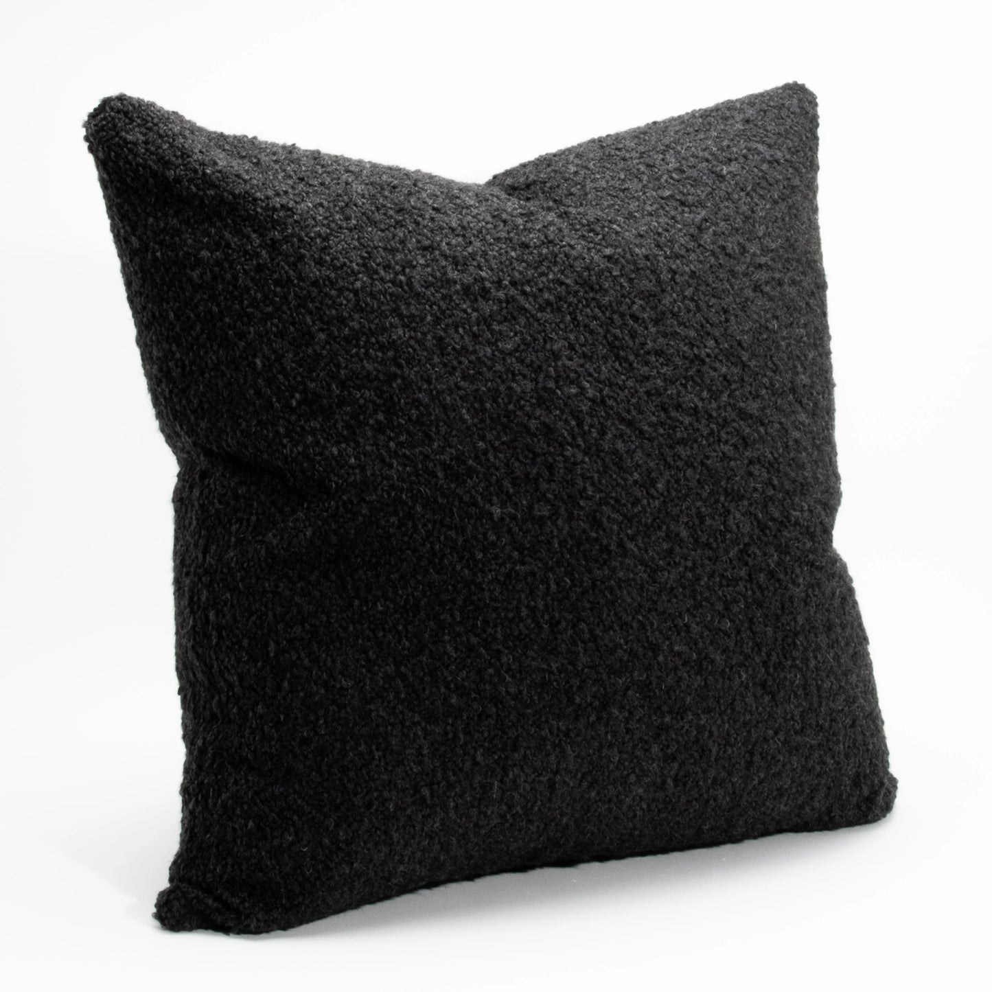 Charcoal Boucle Euro Pillow by MOGUL