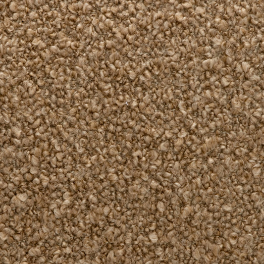 Tan Boucle Kidney Pillow By MOGUL