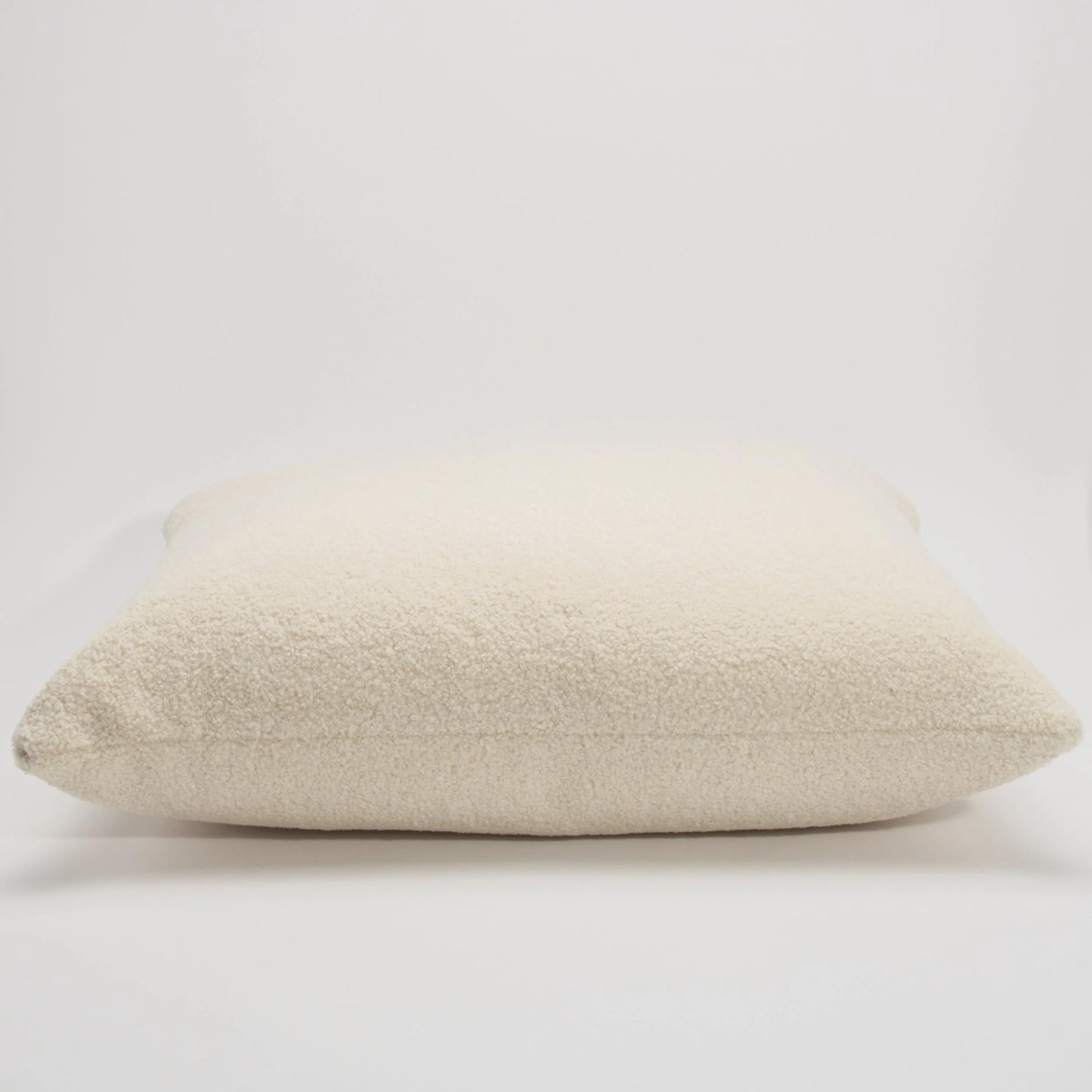 Cream Textured Euro Pillow by MOGUL