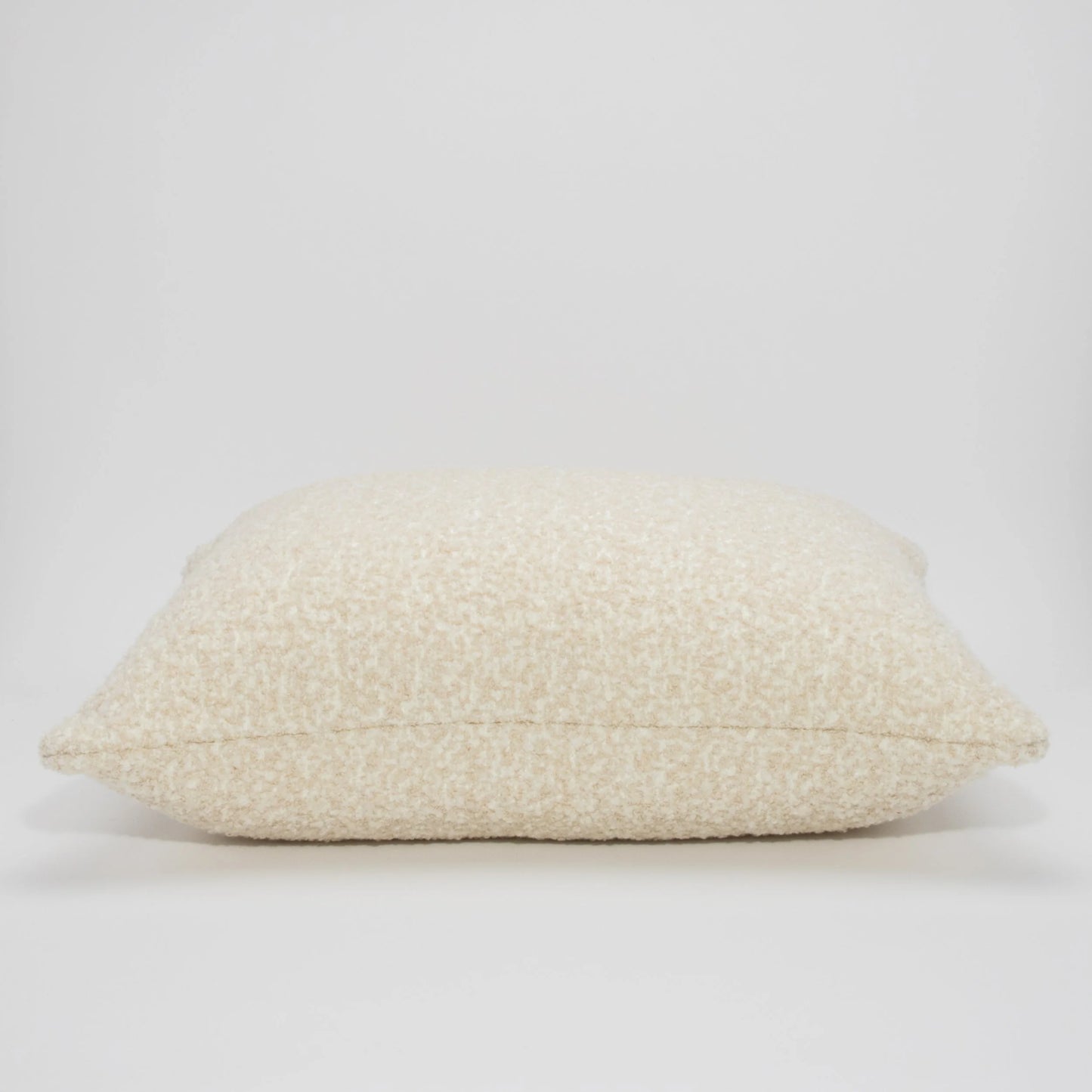 Cream & Tan Boucle Euro Pillow by MOGUL