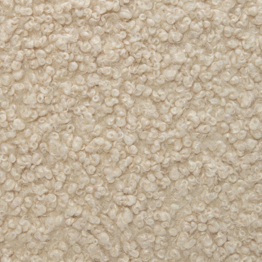 Cream Boucle Kidney Pillow By MOGUL