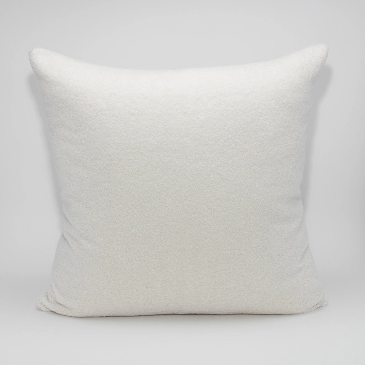 White Textured Euro Pillow by MOGUL