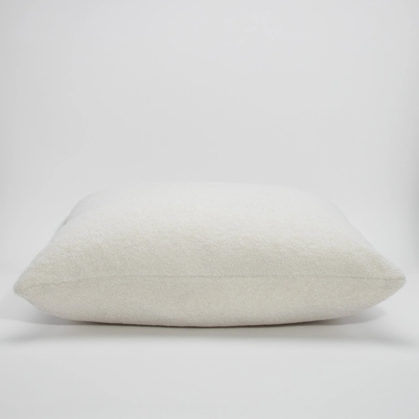 White Textured Euro Pillow by MOGUL
