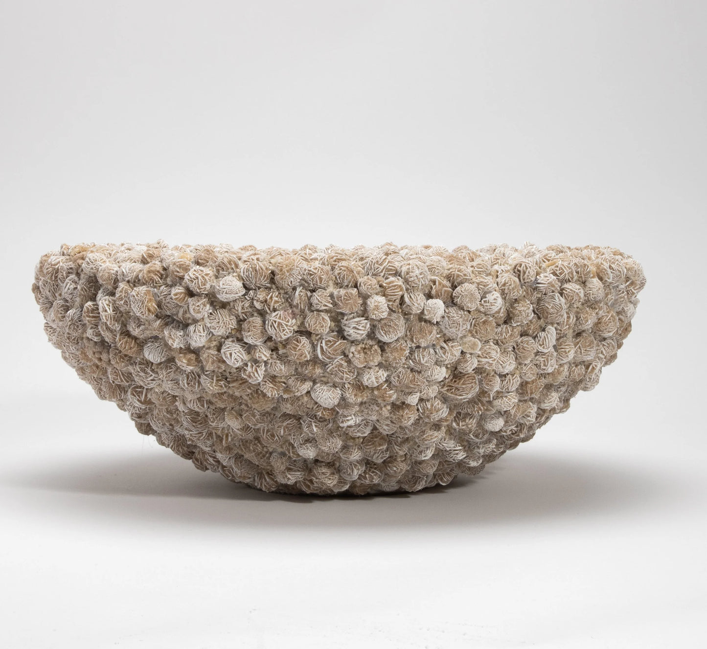 Inside-Out Bowl in Desert Rose Selenite