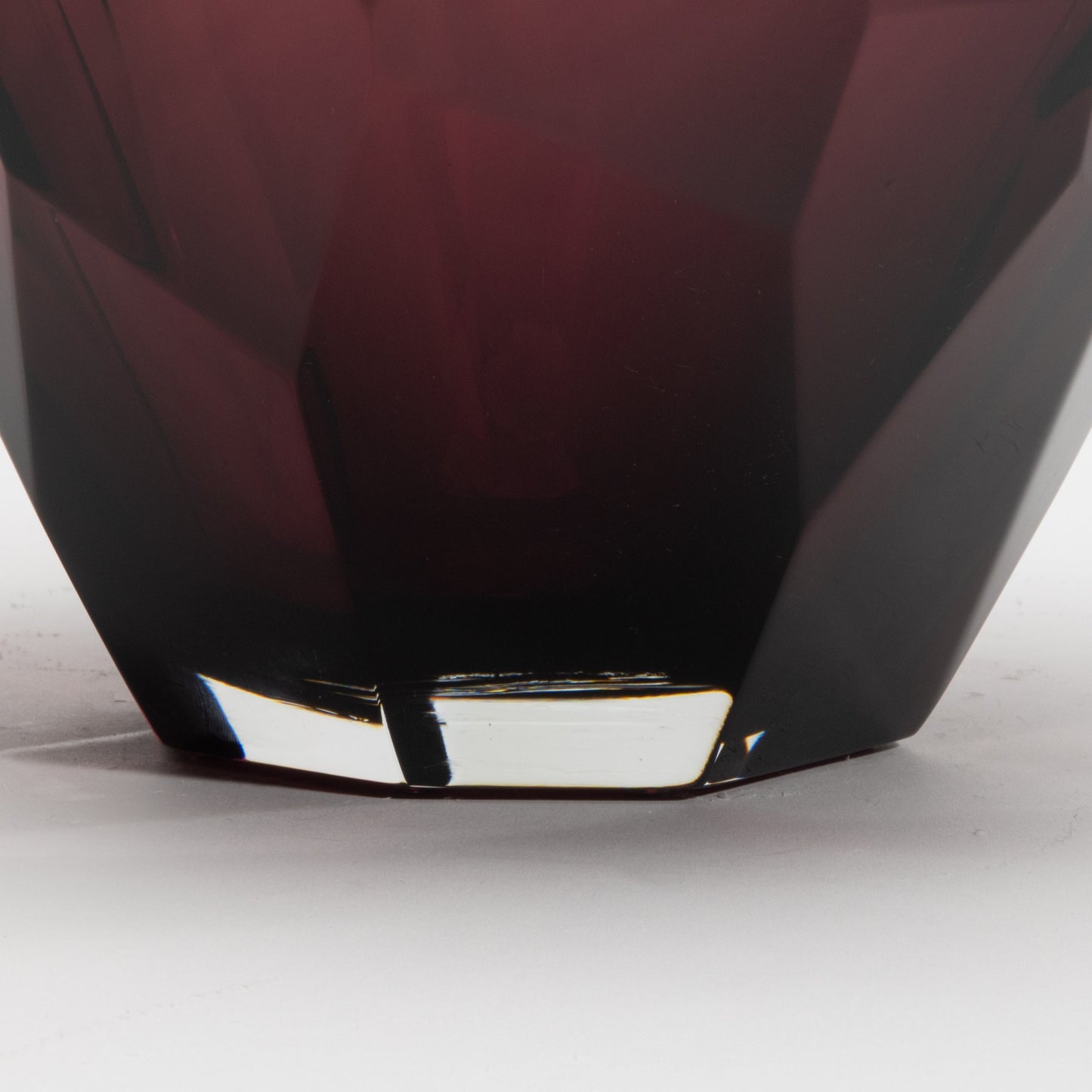 Murano Barrel Vase in Amethyst